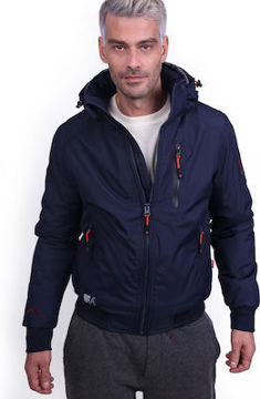 Εικόνα της ICE TECH BOMBER ME ΚΟΥΚΟΥΛΑ G621 NAVY